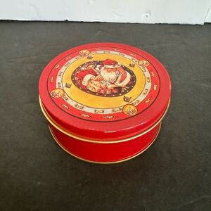 Tin Christmas Coaster Set